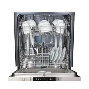 24 in. Top Control Dishwasher in Custom Panel Ready with Stainless Steel Tub