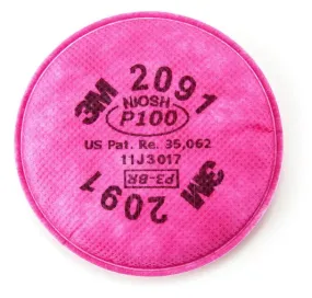 3M Particulate Filter 2091/07000(AAD) | P100 (50 Pairs)