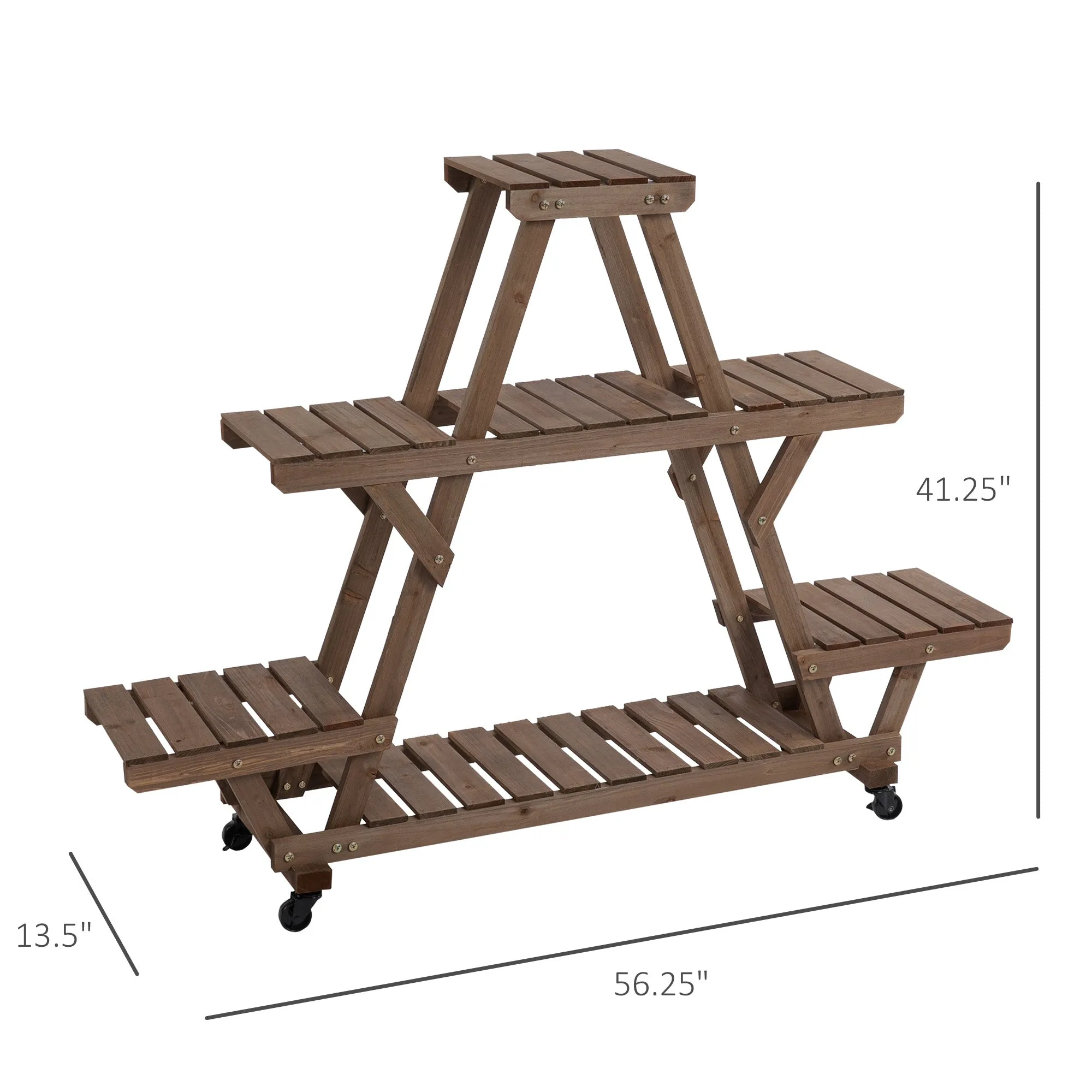 4-Tier Plant Shelf