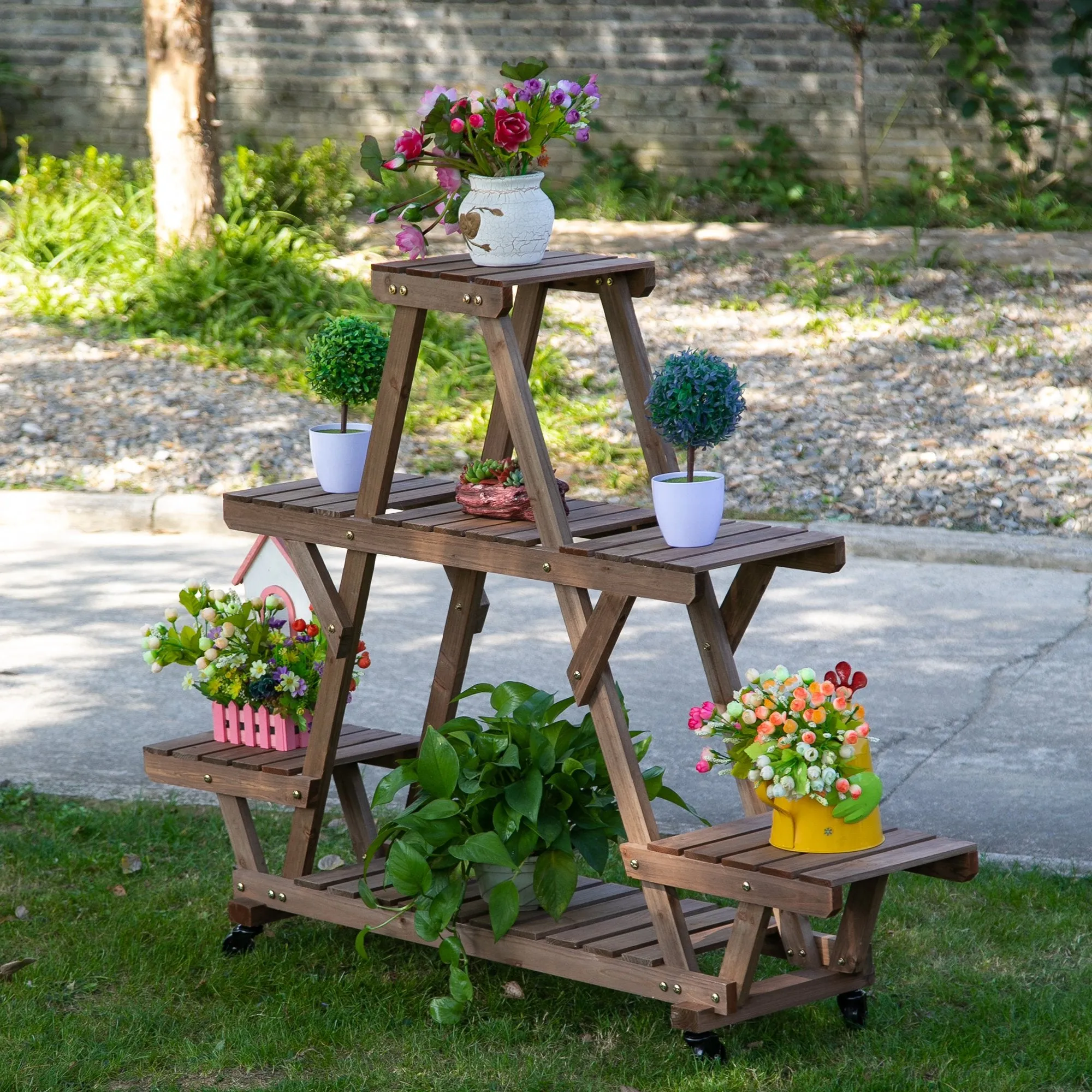 4-Tier Plant Shelf