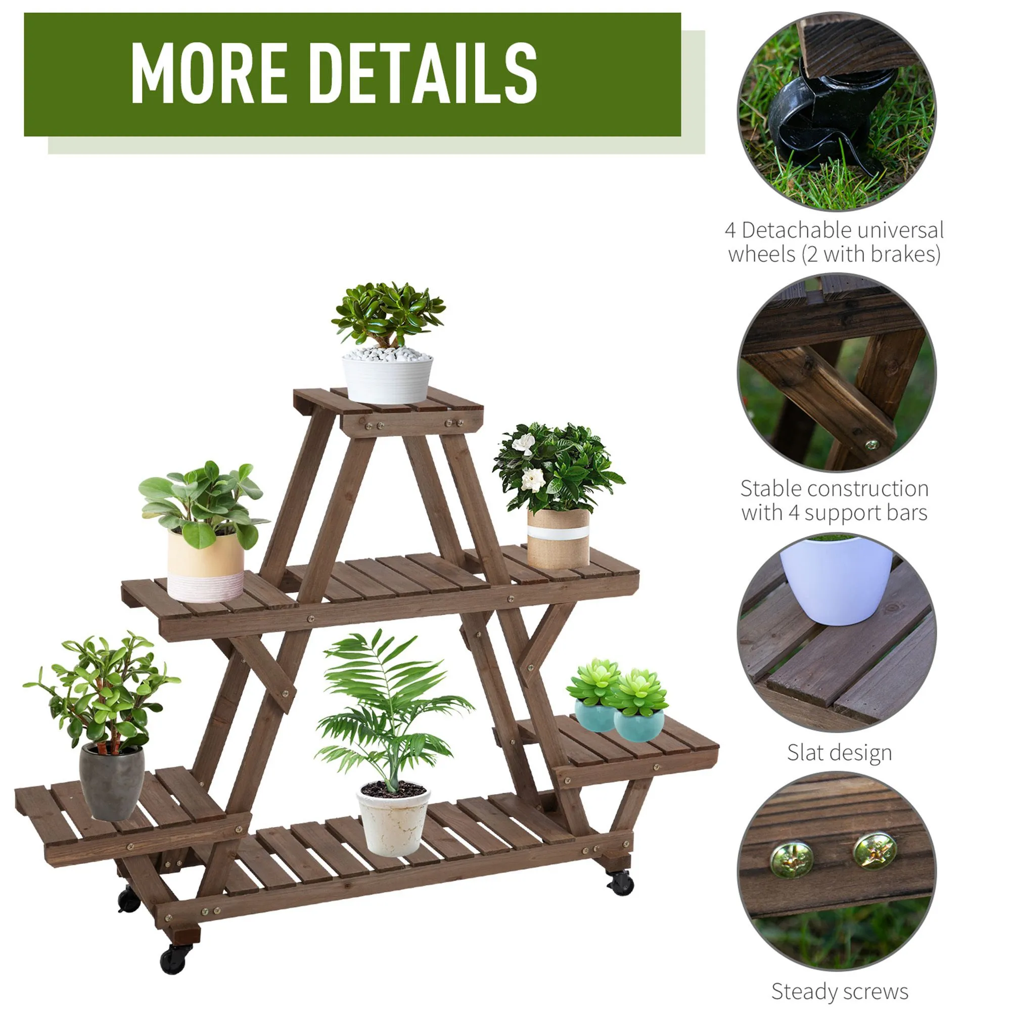 4-Tier Plant Shelf