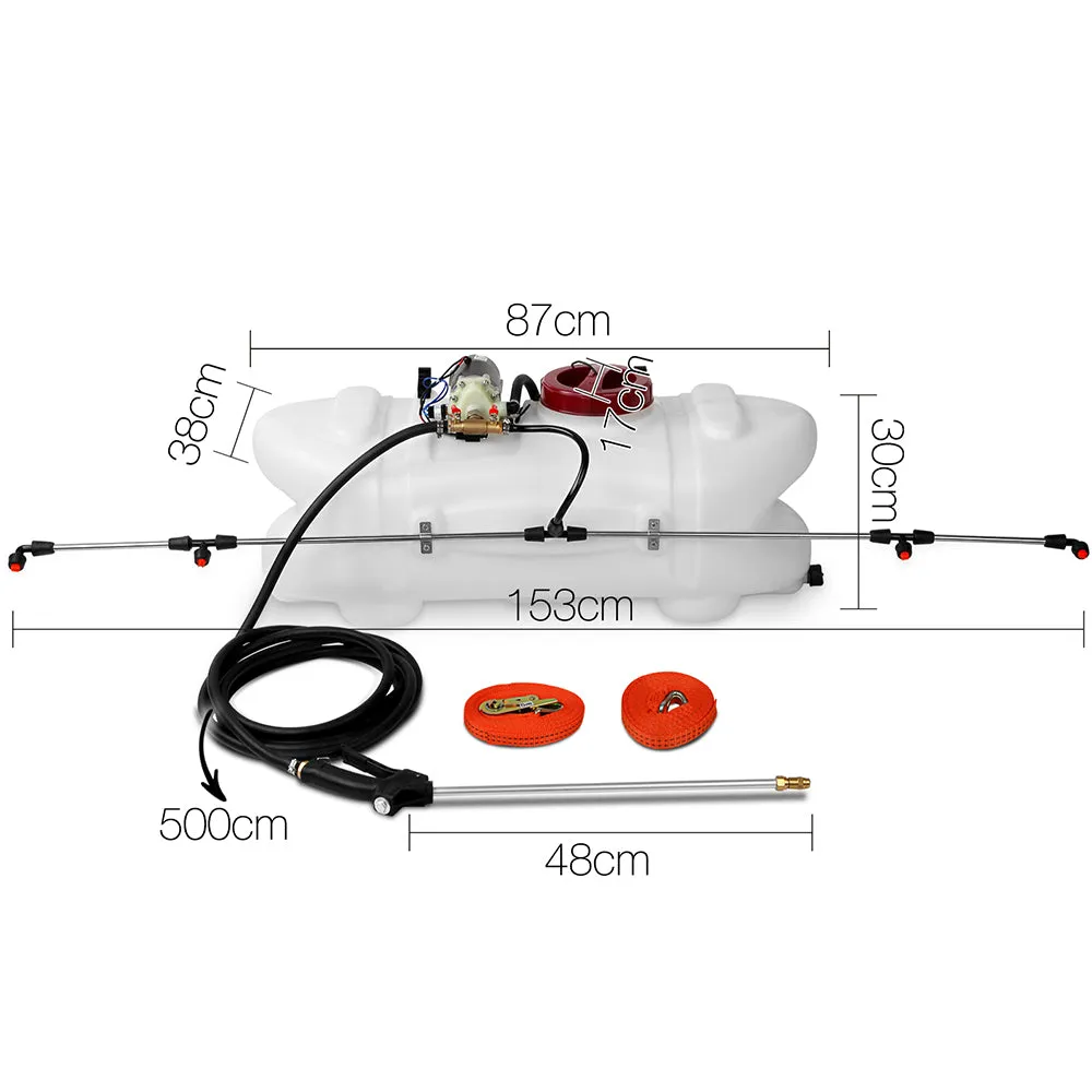 60L Weed Sprayer w/ Fixed Boom & 108psi Pump - Giantz