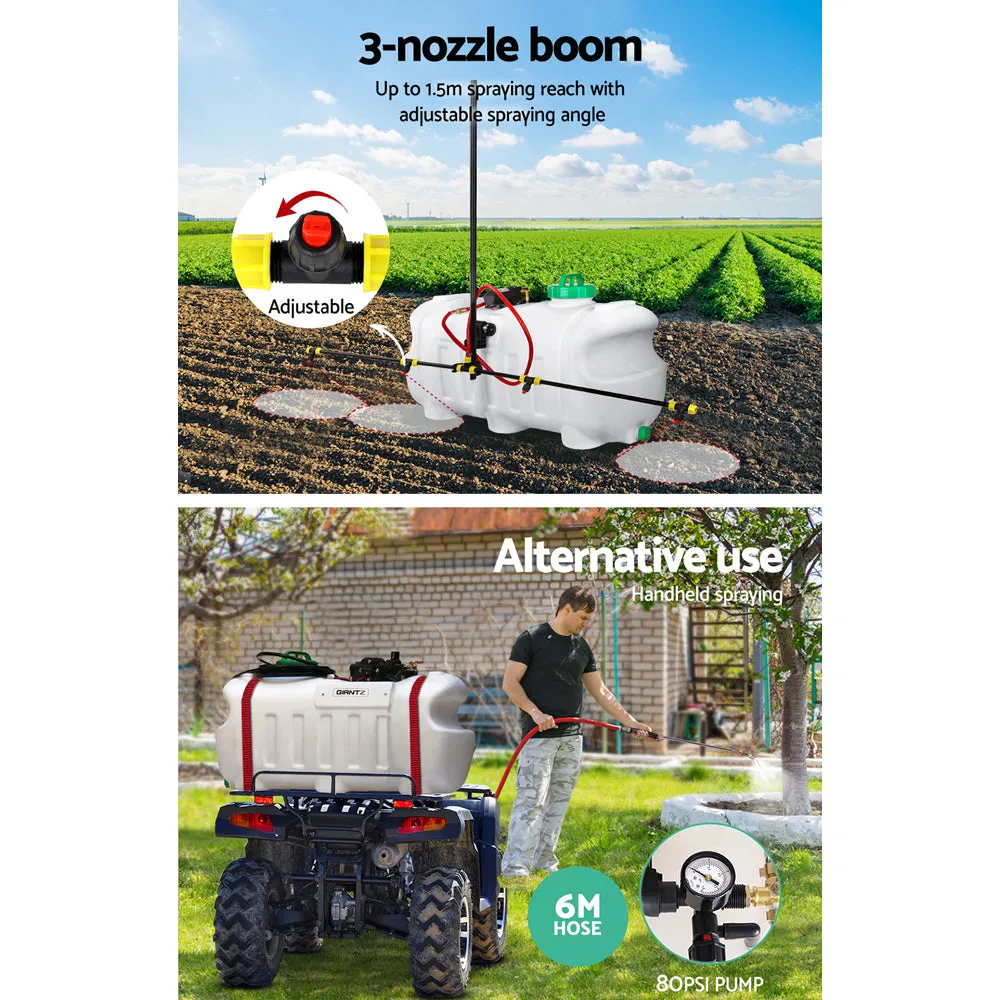 Adjustable 100L Weed Sprayer Boom, 80PSI Pump, GIANTZ