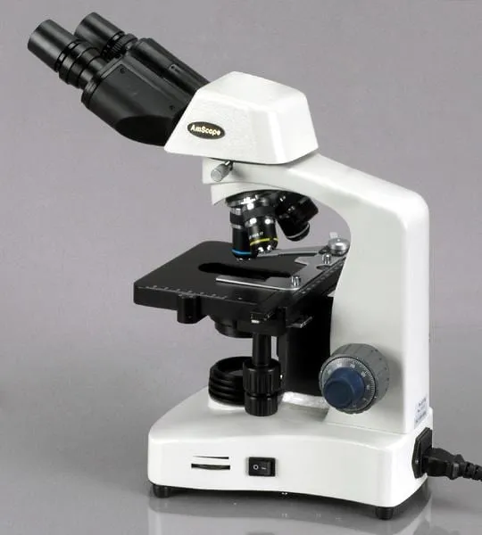 AmScope B340 Series Student and Professional Siedentopf Binocular Compound Microscope with 3W LED, 3D Mechanical Stage and Optional Digital Camera