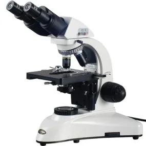 AmScope B530 Series Binocular Compound Microscope with 20W Halogen Kohler Illumination, 3D Mechanical Stage and Optional Digital Camera