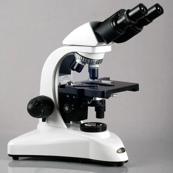 AmScope B530 Series Binocular Compound Microscope with 20W Halogen Kohler Illumination, 3D Mechanical Stage and Optional Digital Camera