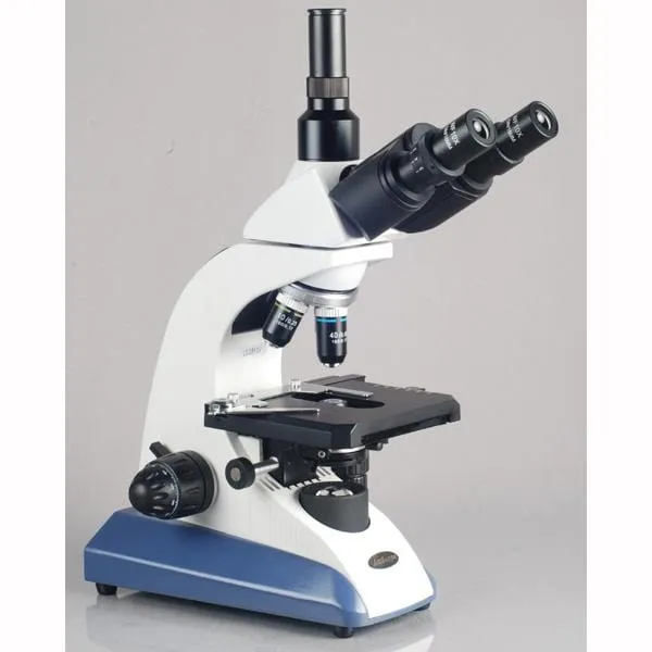 AmScope T520 Series Biological Trinocular Compound Microscope with 20W Halogen, 3D Mechanical Stage and Optional Digital Camera