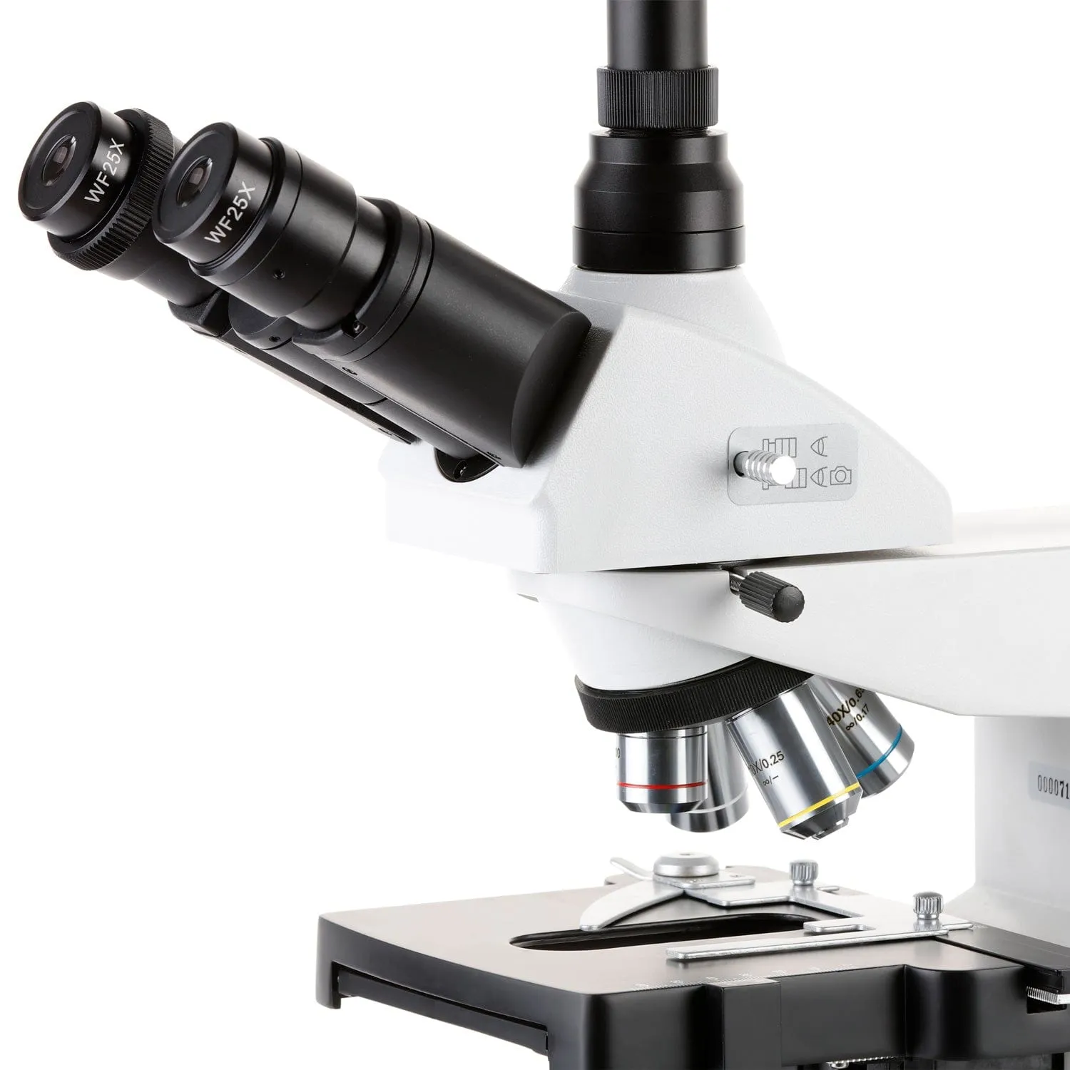 AmScope T690 Infinity Plan Darkfield Trinocular Compound Microscope with 20W Halogen Kohler Illumination and Optional Digital Camera