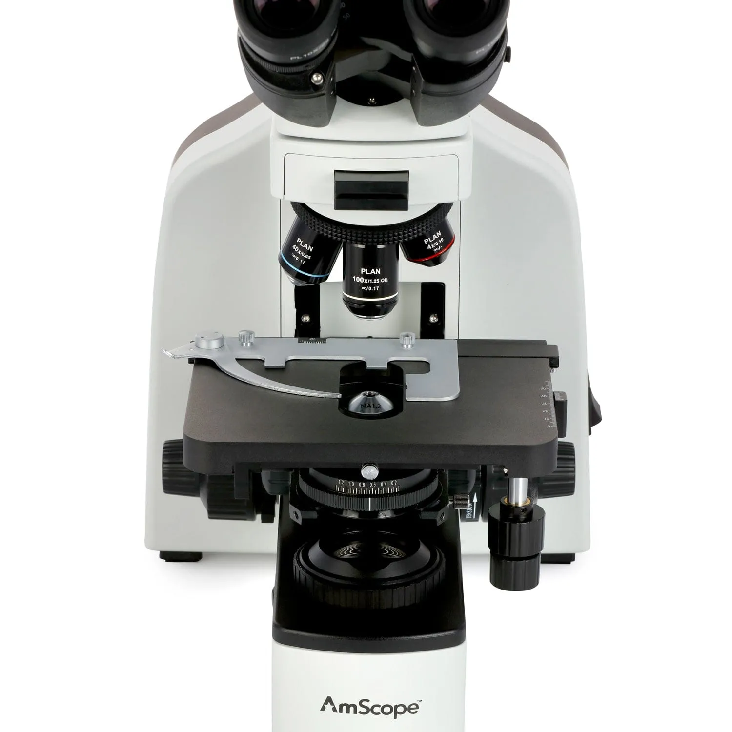 AmScope T800 Series High-Performance Biological Trinocular Compound Microscope   10.5" Touchscreen 8MP Imaging System