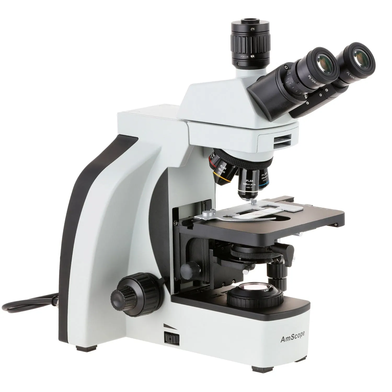 AmScope T800 Series High-Performance Biological Trinocular Compound Microscope with 9.7" Touchscreen Imaging System