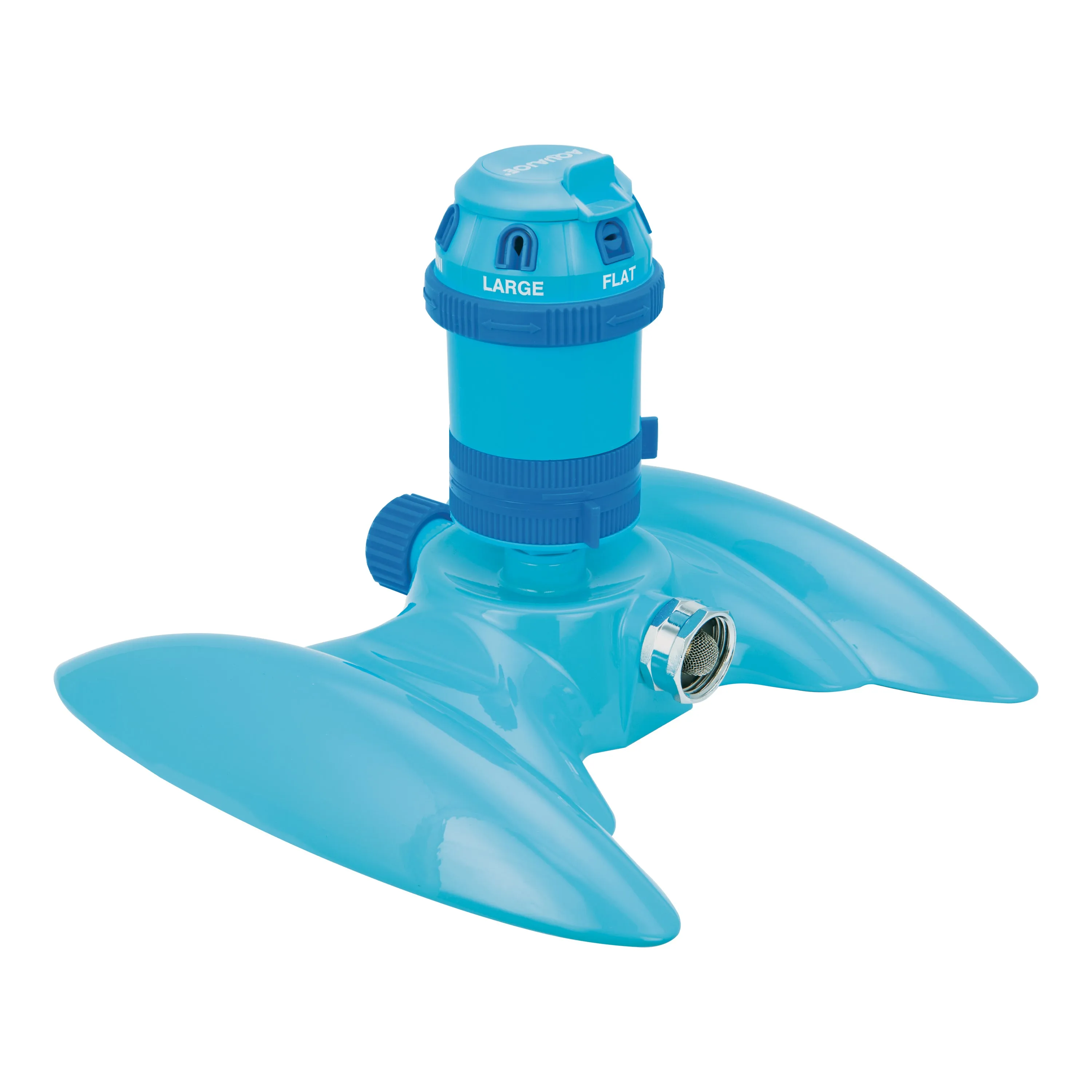 Aqua Joe Complete Aqua Joe Bundle | Turbo Drive Sprinkler   Heavy Duty Nozzle   Hybrid Polymer Hose