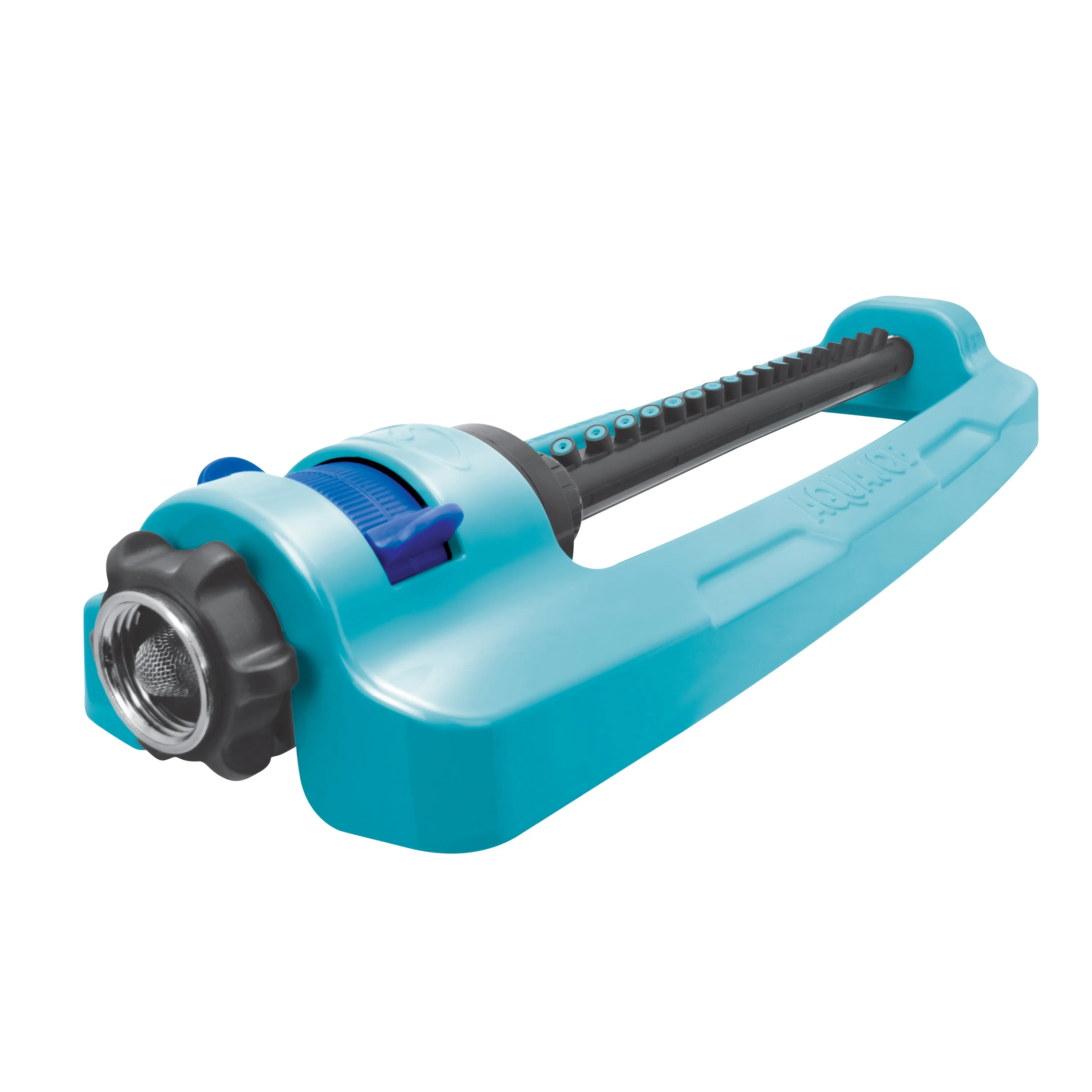 Aqua Joe SJI-OMS18 Indestructible Metal Base Oscillating Sprinkler with Adjustable Spray | 4000 sq ft Max Coverage