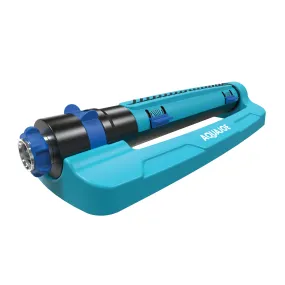 Aqua Joe SJI-TLS20 Turbo Oscillating Lawn Sprinkler | Clog-Resistant Nozzles | Customizable Spray Patterns | 5000 sq ft Max Coverage