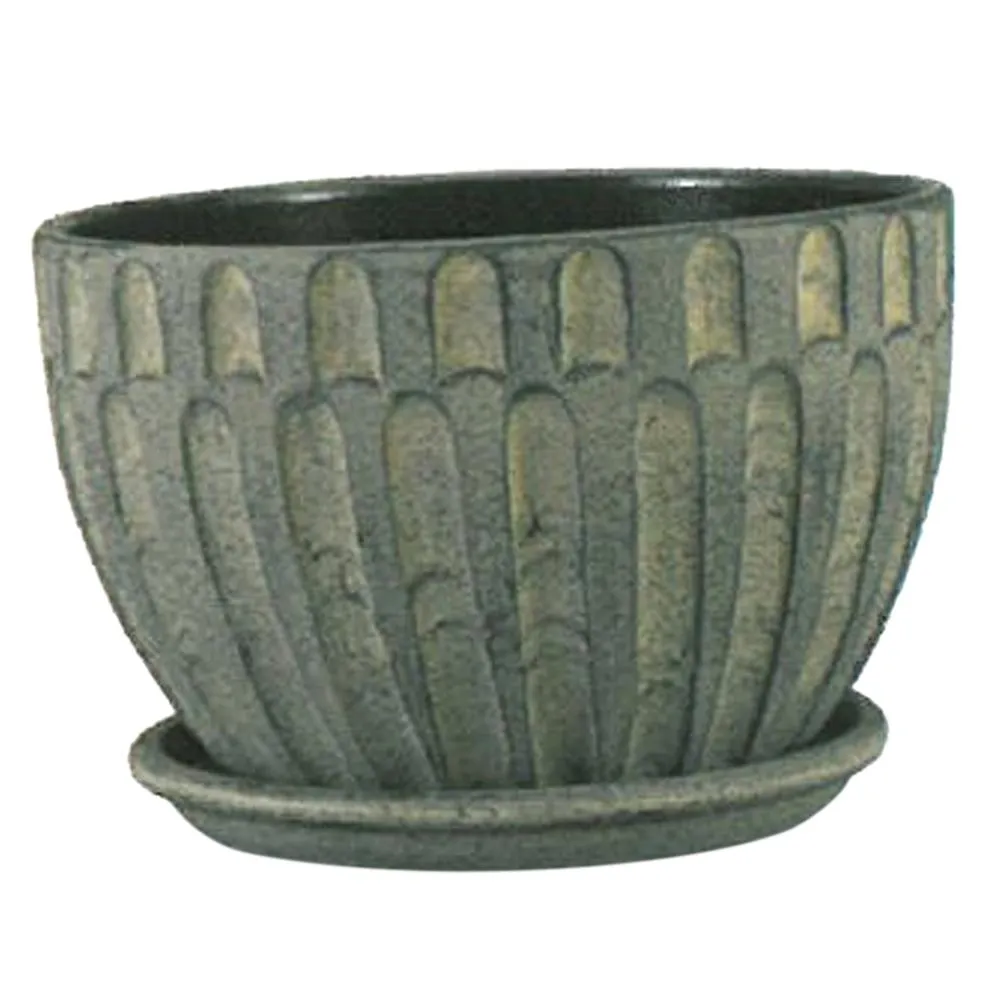 Cockle Shell Bowl Charcoal 5.75in