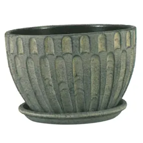 Cockle Shell Bowl Charcoal 5.75in