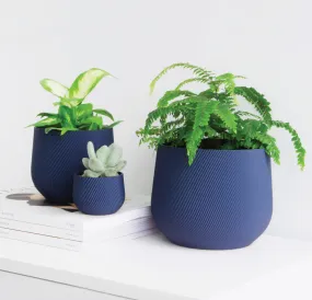 Conifer Homewares - Juniper Planter, Midnight Blue