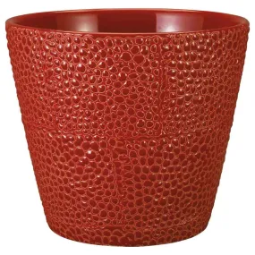 Crocodile Flair Pot Red Hot 6in