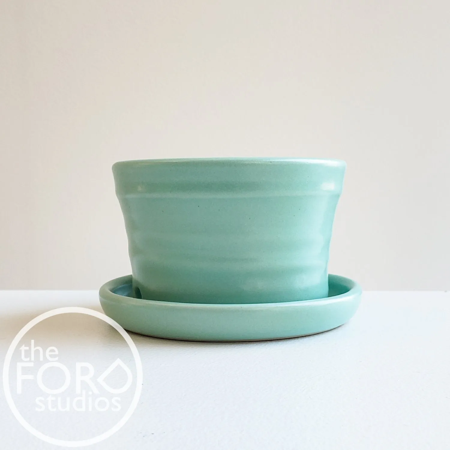 FOOTED FLOWER POT by Jive Pottery