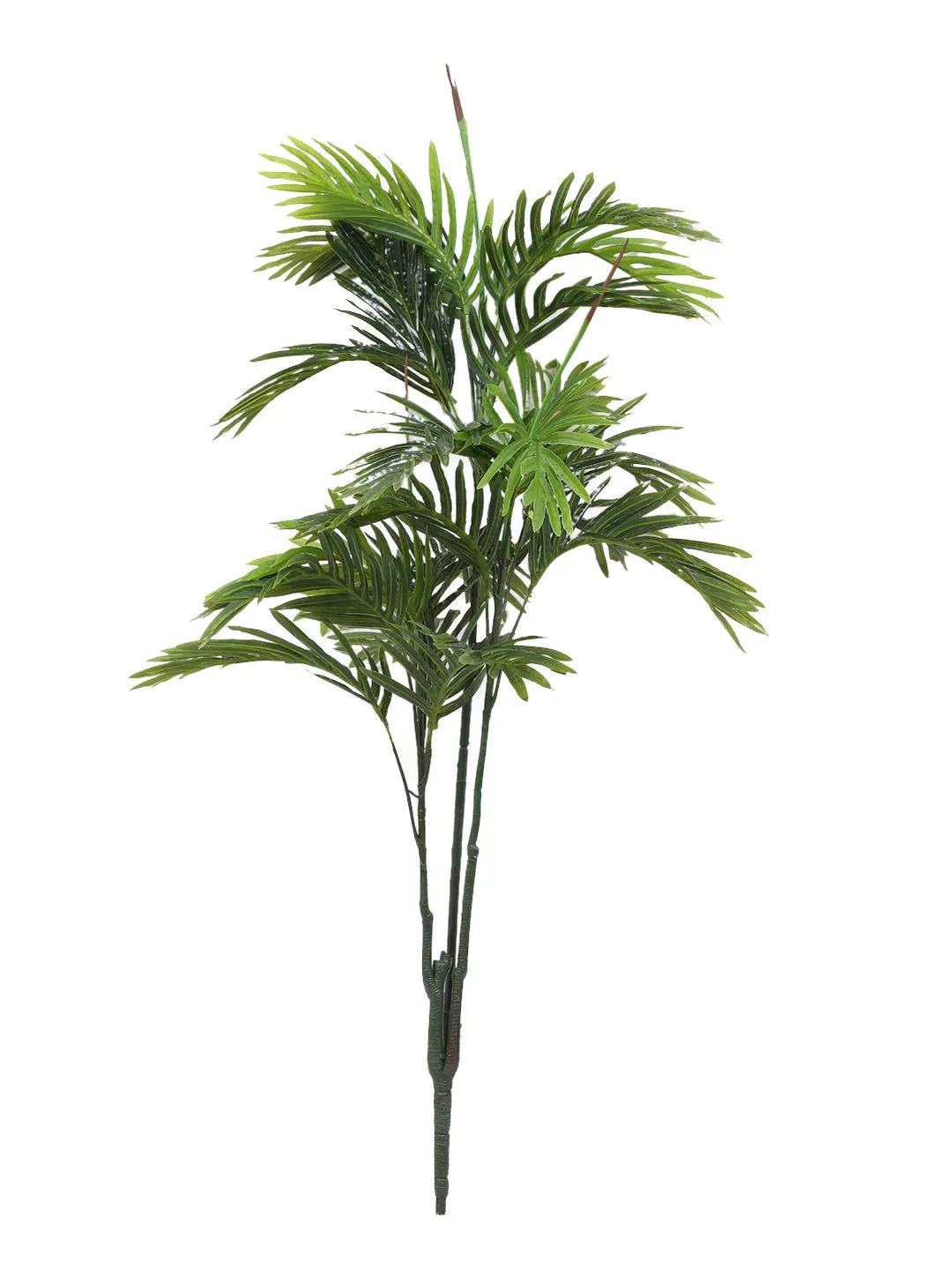 Fourwalls Artificial Areca Palm Plant Without Pot for Home and Office Décor (115 cm) (Green)