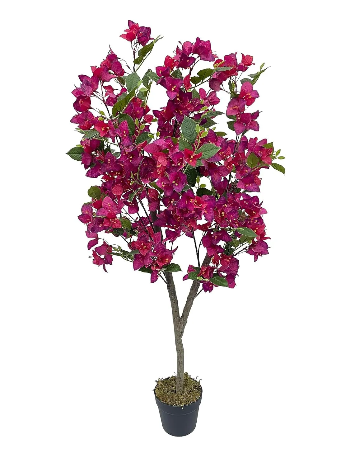 FOX & FERN Bougainvillea Artificial Plant with Pot | Elevate any Corner of Your Home/Garden | Best for Gifting | Party, Wedding and Home Decor (Ht. 120CM)