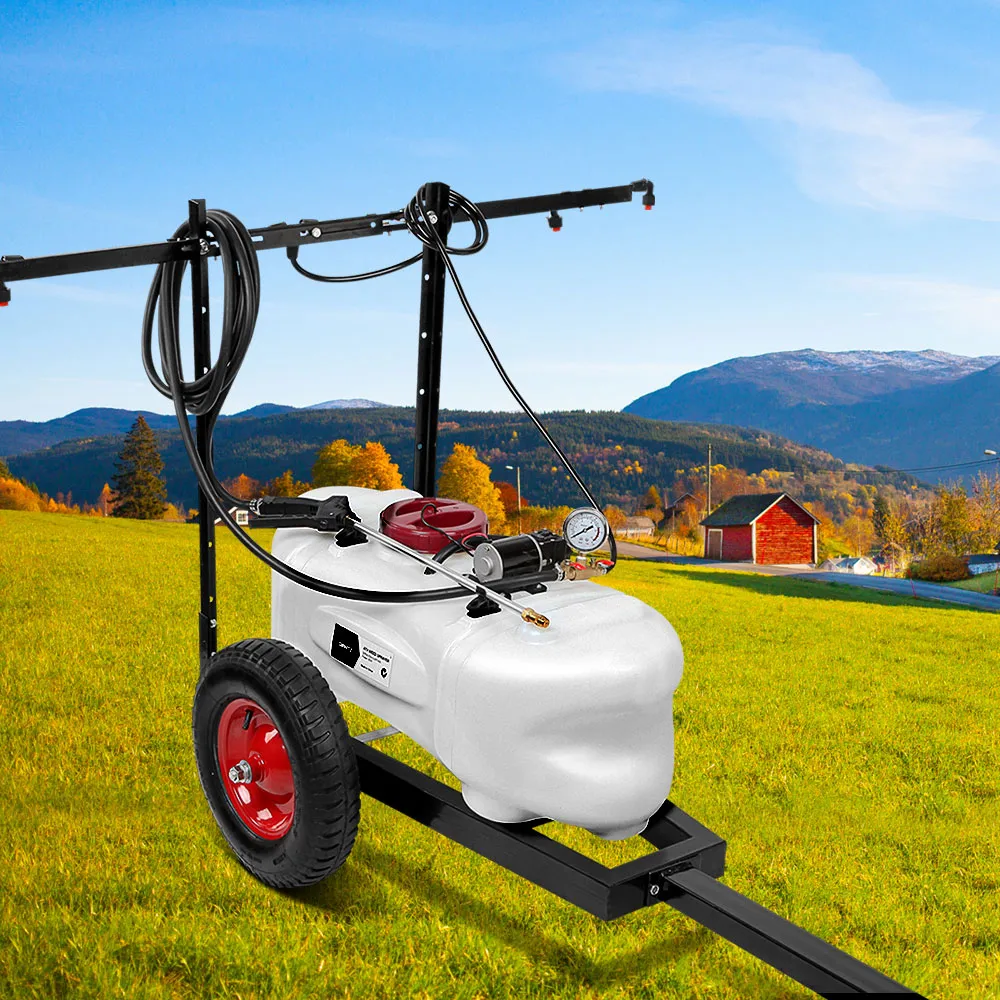 Heavy Duty 60L Weed Sprayer, Trailer & Boom - Giantz