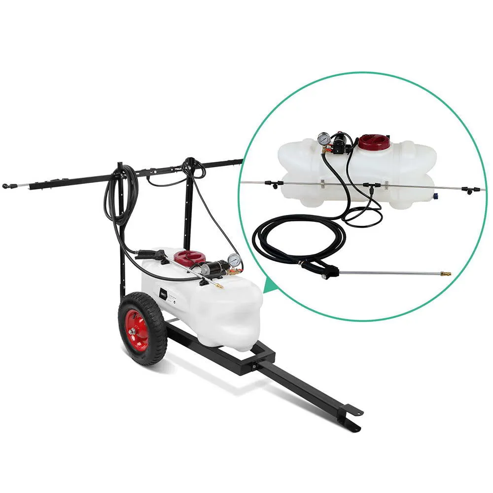 Heavy Duty 60L Weed Sprayer, Trailer & Boom - Giantz