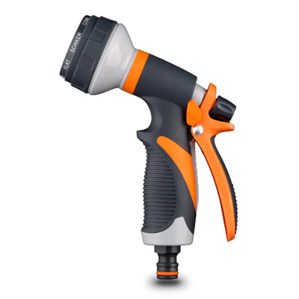 Heavy Duty Water Spray Gun with 8 Adjustable Watering Patterns