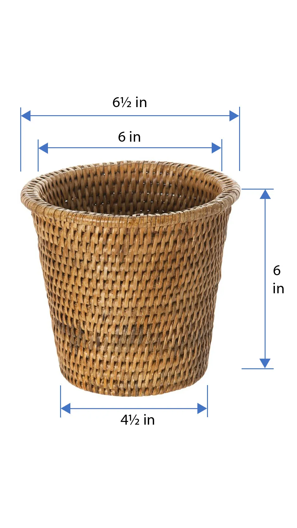 La Jolla Rattan Indoor Planter