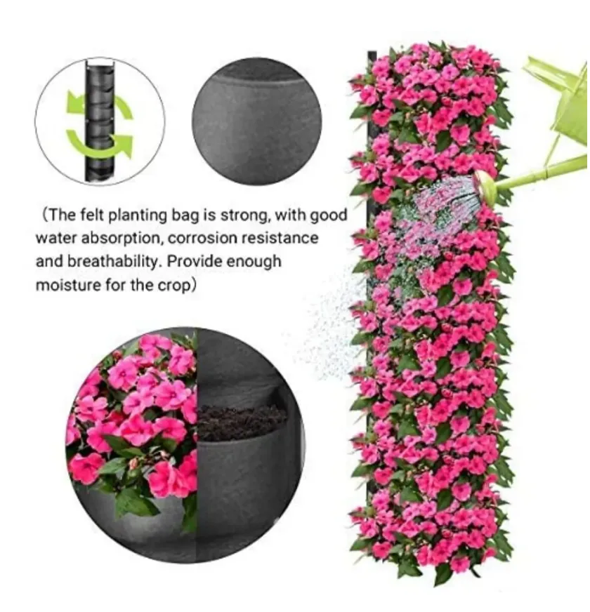 NEW DESIGN Vertical Hanging Garden Planter Flower Pots