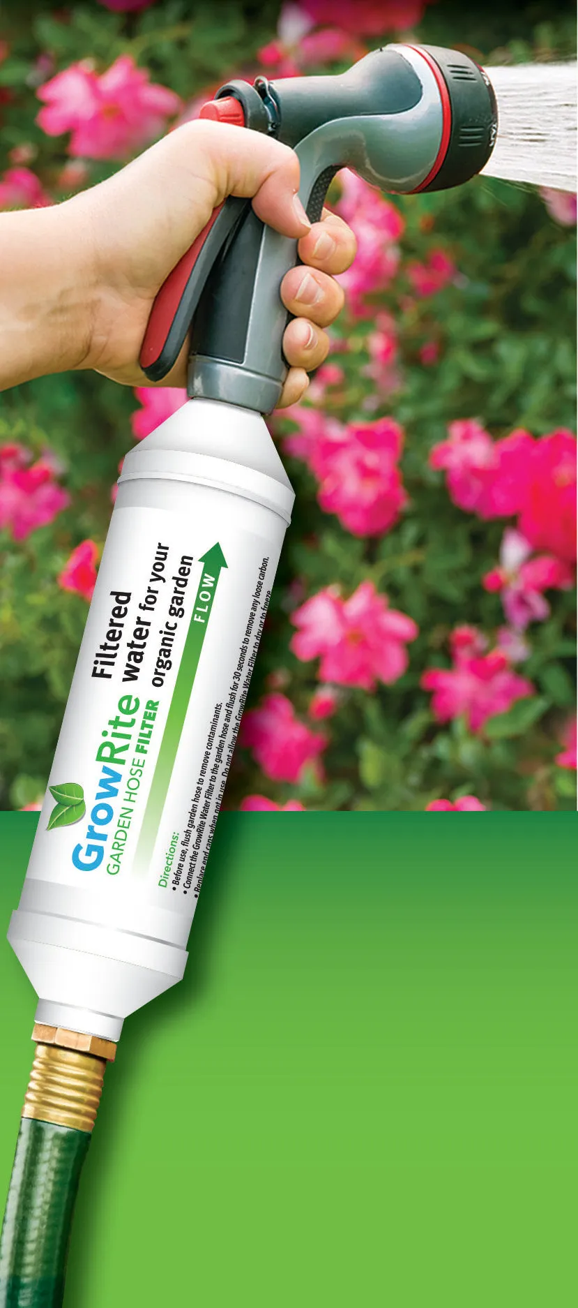 NEW GrowRite long lasting water filter for Organic Gardening