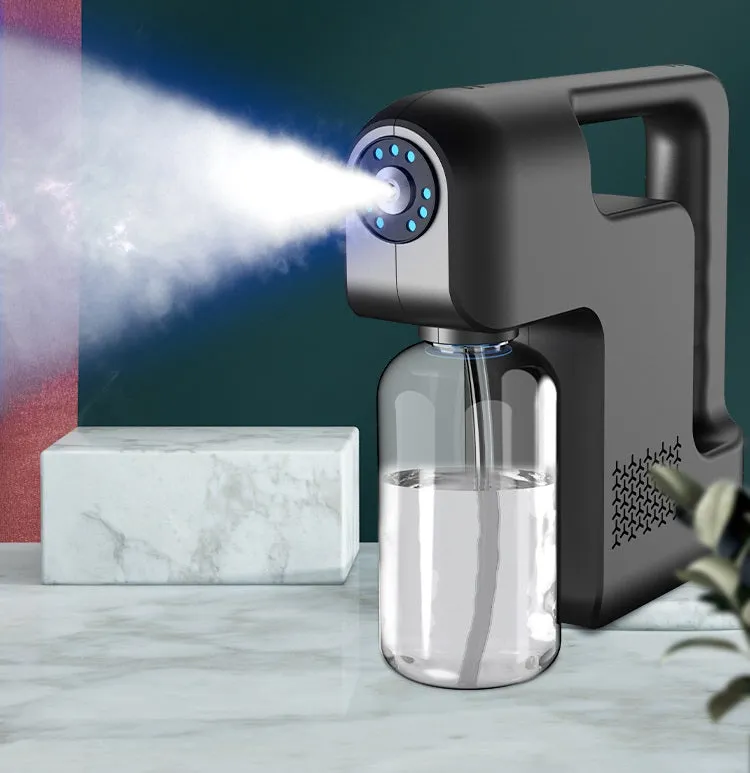 Rechargeable spray gun alcohol atomization spray machine