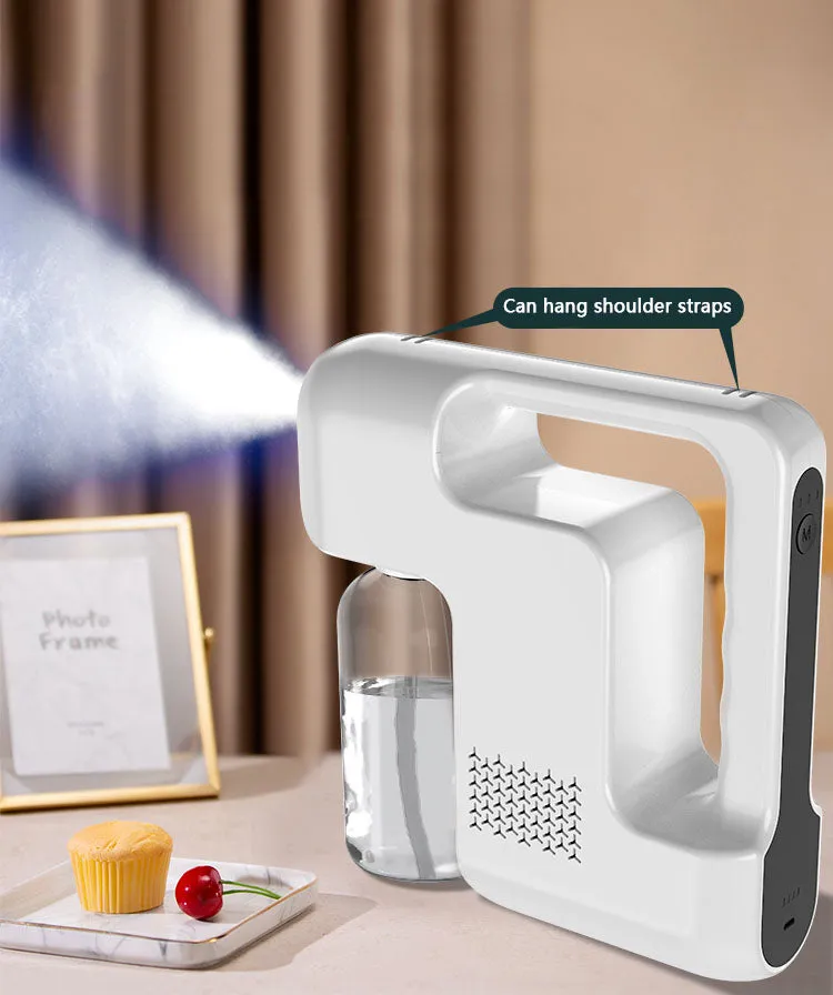 Rechargeable spray gun alcohol atomization spray machine