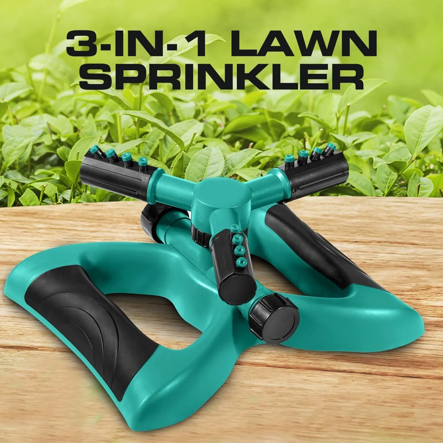 Rotating Lawn Sprinkler Yard Large Area for Lawns and Gardens Bn-link