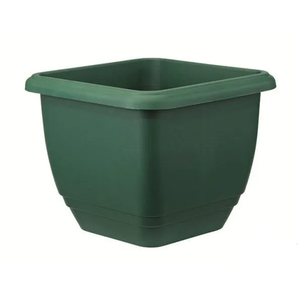 Stewarts 30cm Green Plastic Balconniere Square Planter