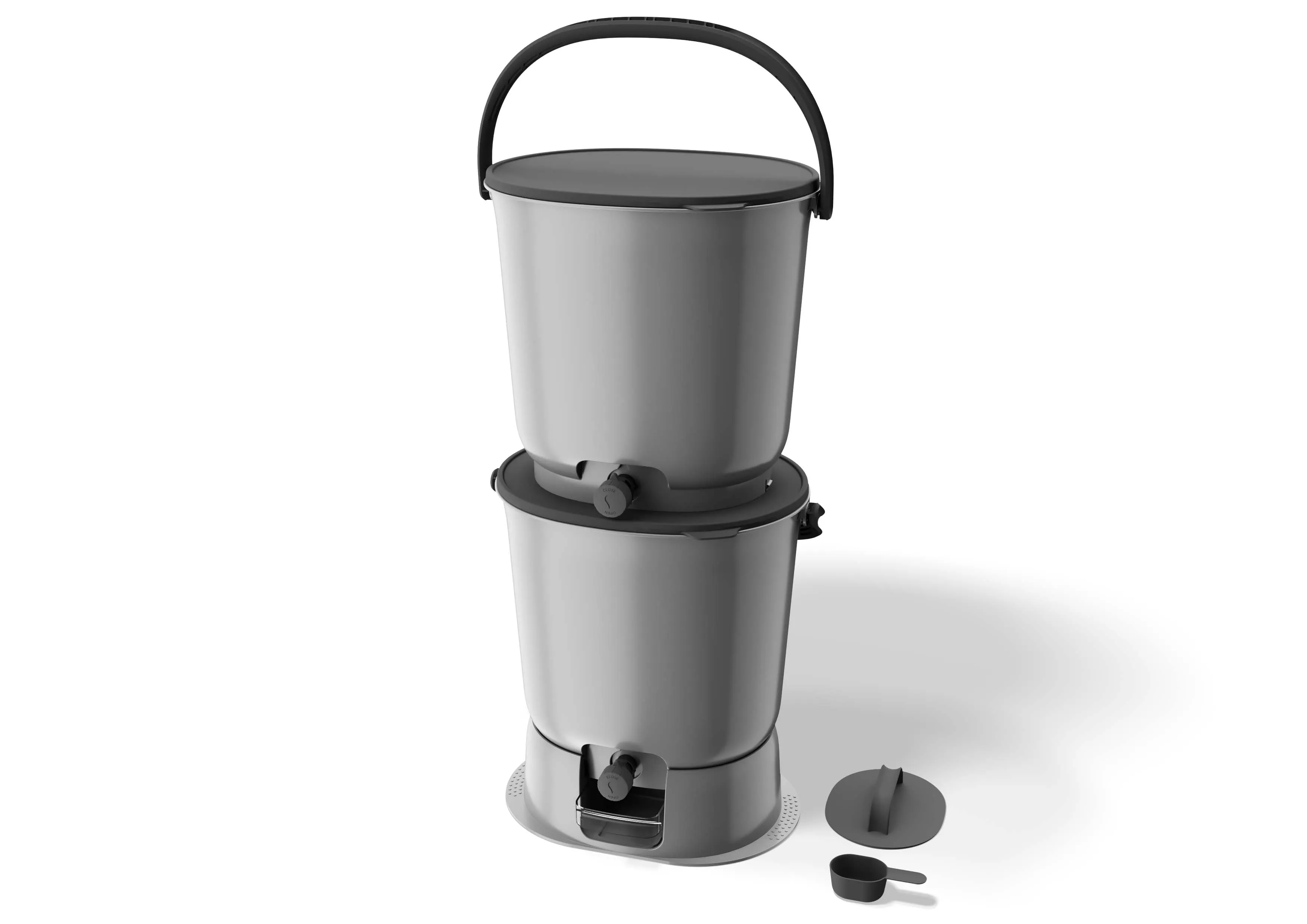 The Essential Bokashi Compost Bin Starter Kit, 4.4 gal