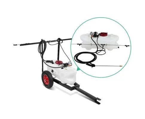 Weed Sprayer 60L Tank With Heavy Duty Trailer & Rear Boom